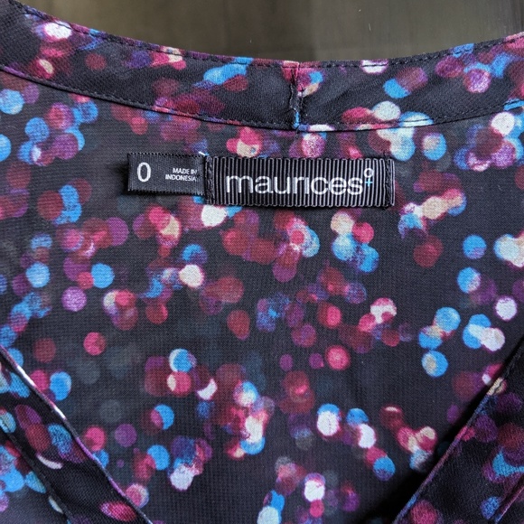 DONATING 1/20/25 Maurice's Sheer Popover Top - Picture 4 of 4